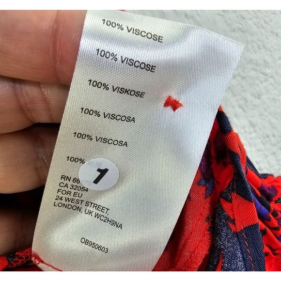 Maeve Anthropologie Blithe Floral Button down top Size 4 - Picture 8 of 8